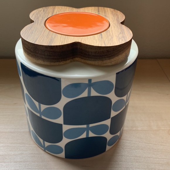Orla Kiely Other - 🥡 NIB Orla Kiely Ceramic Storage Jar Soldout